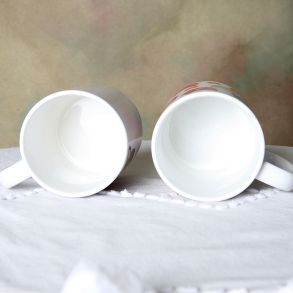 Vintage Pair of Unique Super Cute Cat Mugs - Picture 5 of 8